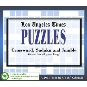2010 LA Times Crossword Calendar