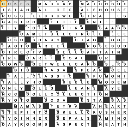 crossword answers sunday 26th may