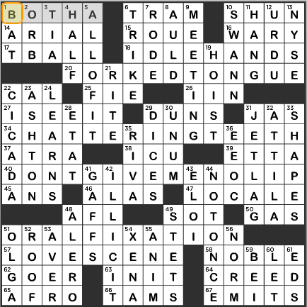 LA Times Crossword Answers Wednesday June 26 2013