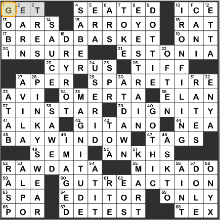 LA Times Crossword Answers Tuesday July 30 2013