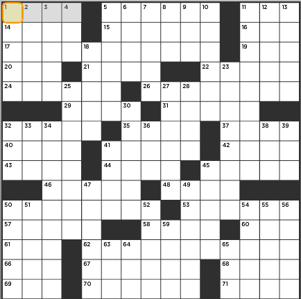 LA Times Crossword Puzzle Friday July 12 2013