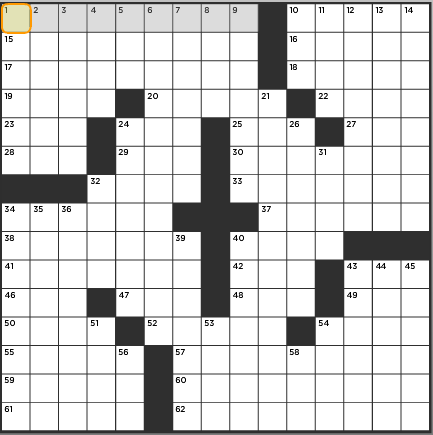 LA Times Crossword Puzzle Saturday July 13 2013