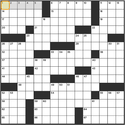 LA Times Crossword Puzzle Thursday July 11 2013