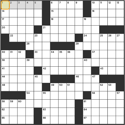 LA Times Crossword Puzzle Tuesday July 16 2013