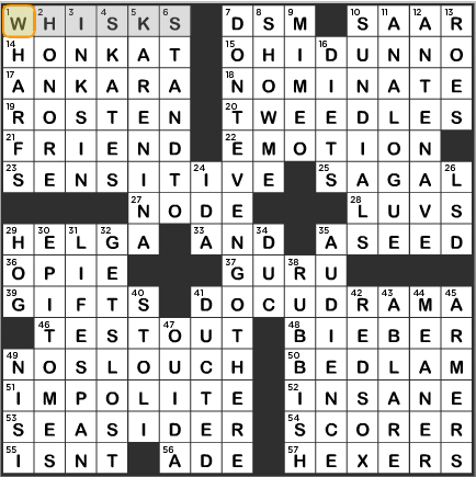 LA Times Crossword Answers Saturday August 10 2013
