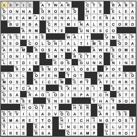 LA Times Crossword Answers Sunday August 18 2013
