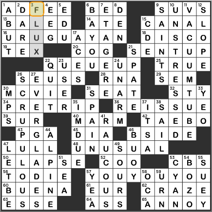 LA Times Crossword Answers Tuesday August 13 2013