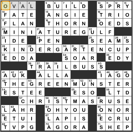 Answers LA Times Crossword Friday August 2 2013