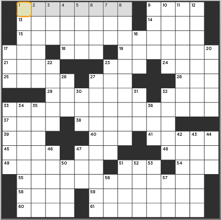 LA Times Crossword Thursday August 1 2013