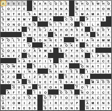 LA Times Crossword Answers Sunday September 22 2013