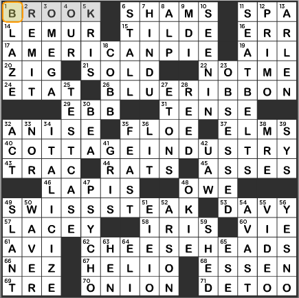 LA Times Crossword Answers Tuesday September 24 2013
