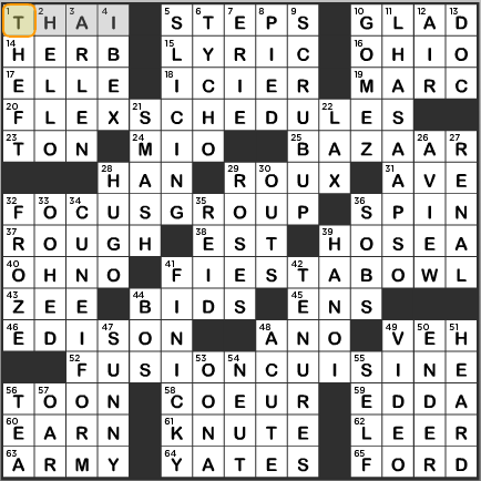LA Times Crossword Answers Wednesday Sept 11 2013