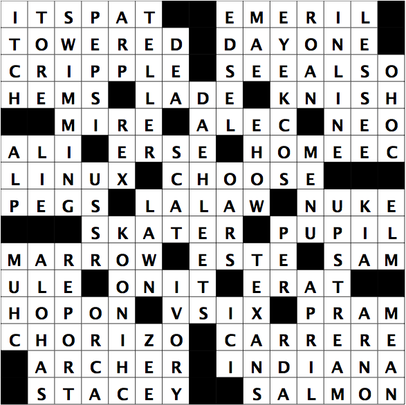 L.A. Times Crossword Answers Friday Dec. 13 2013