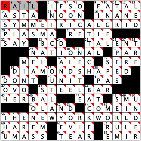 L.A. Times Crossword Answers Friday December 20 2013