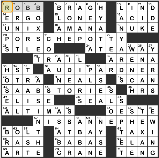 L.A. Times Crossword Answers Friday Dec. 27 2013