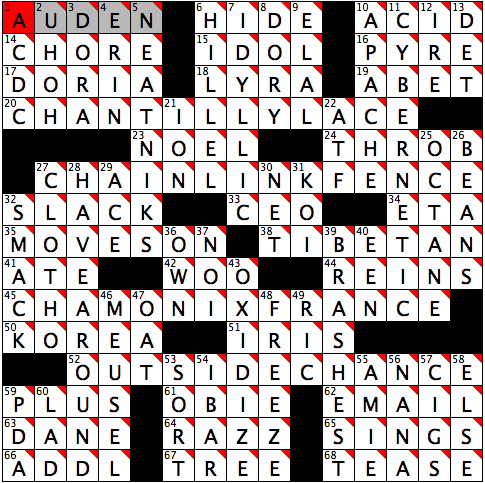 L.A. Times Crossword Answers Wednesday Dec. 18 2013