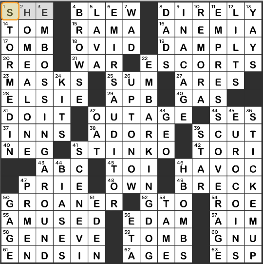 LA Times Crossword Answers Friday April 22nd 2016