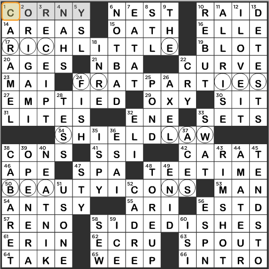 LA Times Crossword Answers Wednesday April 13th 2016