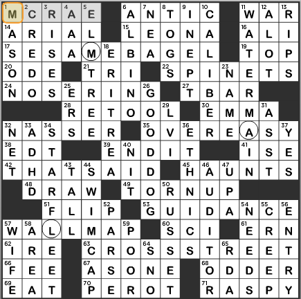 LA Times Crossword Answers Thursday May 12th 2016