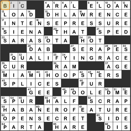 LA Times Crossword Answers Friday May 20th 2016