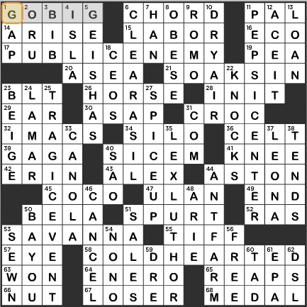 LA Times Crossword Answers Tuesday May 24th 2016