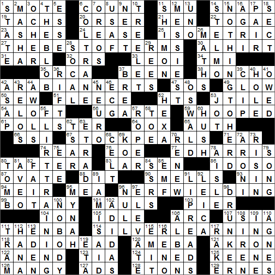LA Times Crossword Answers Sunday June 19th 2016