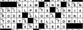 LA Times Crossword Answers Friday May 11th 2018