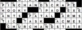 LA Times Crossword Answers Tuesday May 29th 2018