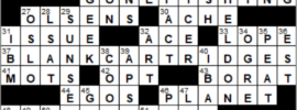 LA Times Crossword Answers Wednesday May 9th 2018