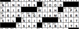 LA Times Crossword Answers Tuesday June 5th 2018