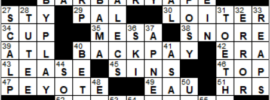 LA Times Crossword Answers Wednesday June 6th 2018