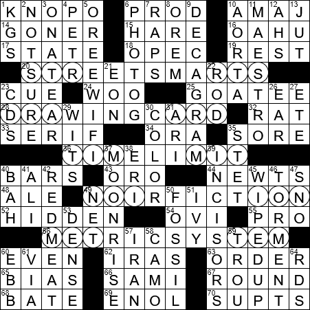 LA Times Crossword Answers Tuesday September 18th 2018
