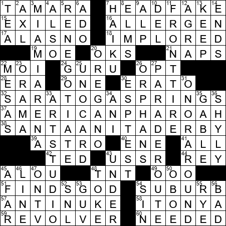 LA Times Crossword Answers Friday July 5th 2019