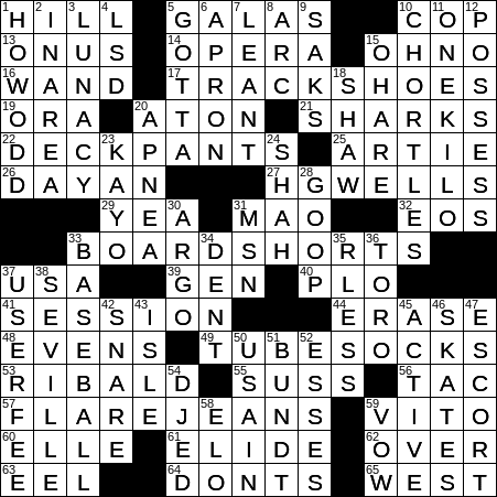 LA Times Crossword Answers Friday August 16th 2019