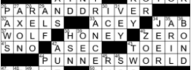 LA Times Crossword Answers Friday May 8th 2020