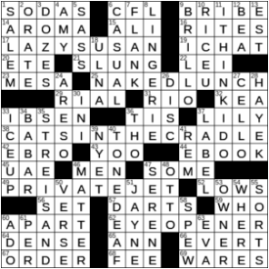 LA Times Crossword Answers Monday May 4th 2020