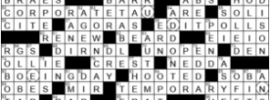 LA Times Crossword Answers Sunday May 10th 2020