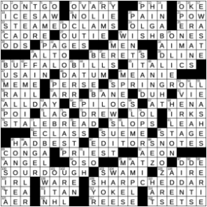 LA Times Crossword Answers Sunday May 17th 2020