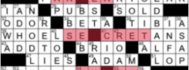 LA Times Crossword Answers Wednesday May 6th 2020