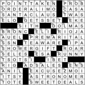 LA Times Crossword Answers Saturday July 25th 2020