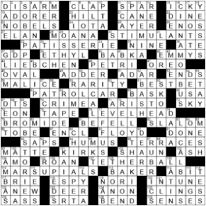 LA Times Crossword Answers Sunday July 26th 2020