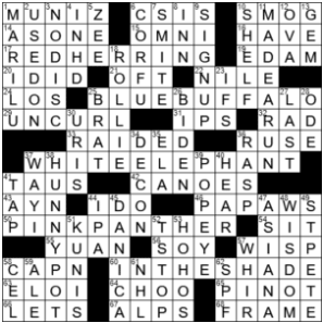 LA Times Crossword Answers Wednesday July 22nd 2020