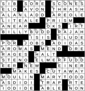 LA Times Crossword Answers Wednesday July 29th 2020