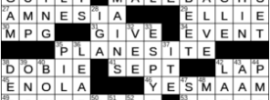 LA Times Crossword Answers Friday August 14th 2020