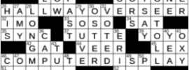 LA Times Crossword Answers Friday August 7th 2020