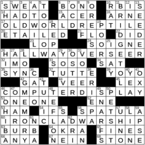 LA Times Crossword Answers Friday August 7th 2020