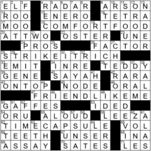 LA Times Crossword Answers Monday August 17th 2020