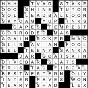 LA Times Crossword Answers Monday August 24th 2020