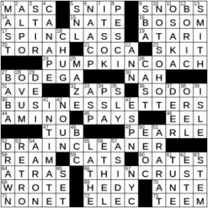 LA Times Crossword Answers Monday August 3rd 2020