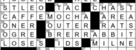 LA Times Crossword Answers Saturday August 22nd 2020